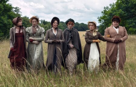Emma Corrin, Freya Mavor, Olivia Colman, Hopey Parish, Rhea Norwood, Hollie Avery