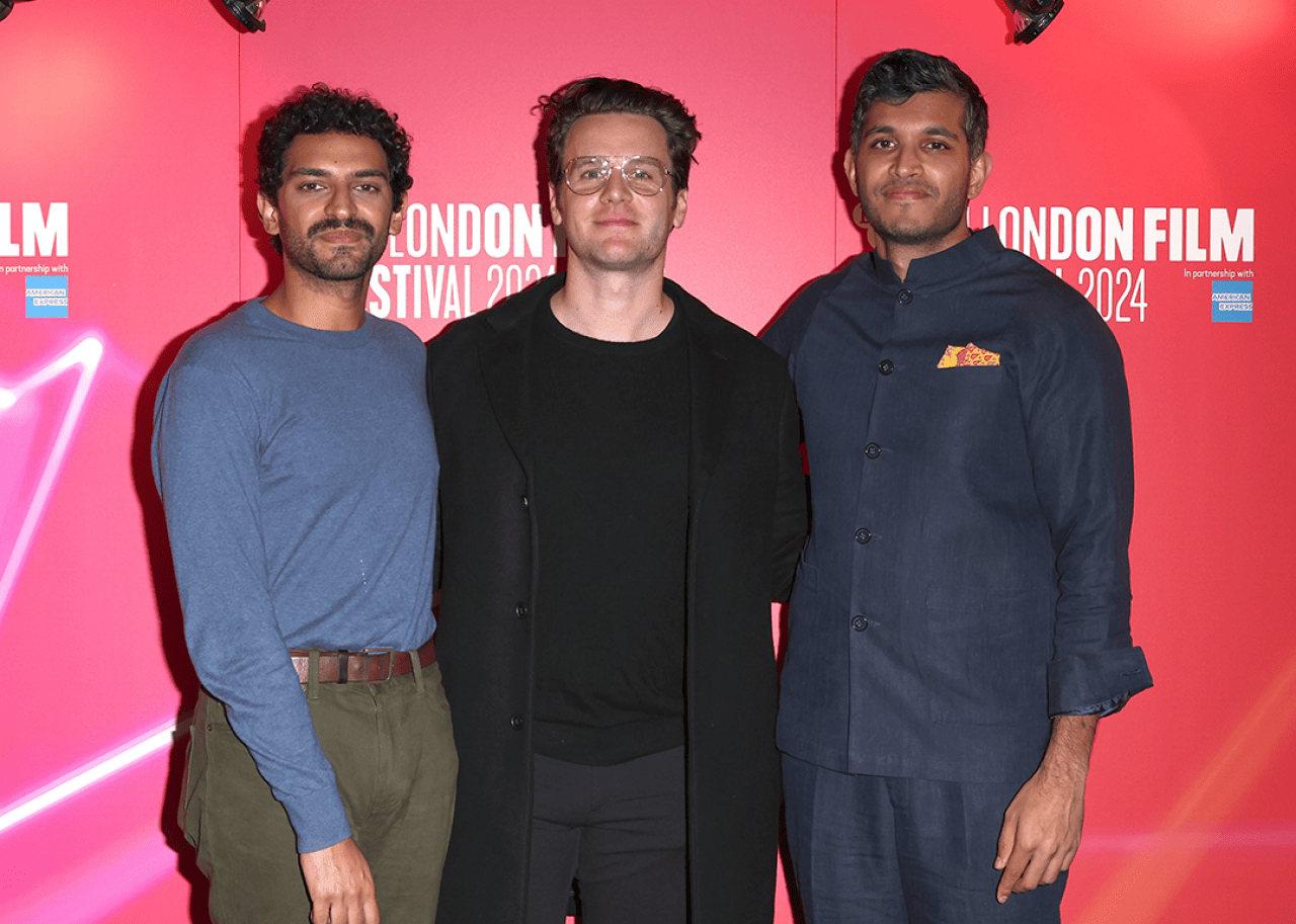 #10. A Nice Indian Boy Karan Soni, Jonathan Groff and Roshan Sethi at BFI London Film Festival.