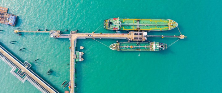 Sanctioned Russian Tanker Unloads at Indian Port