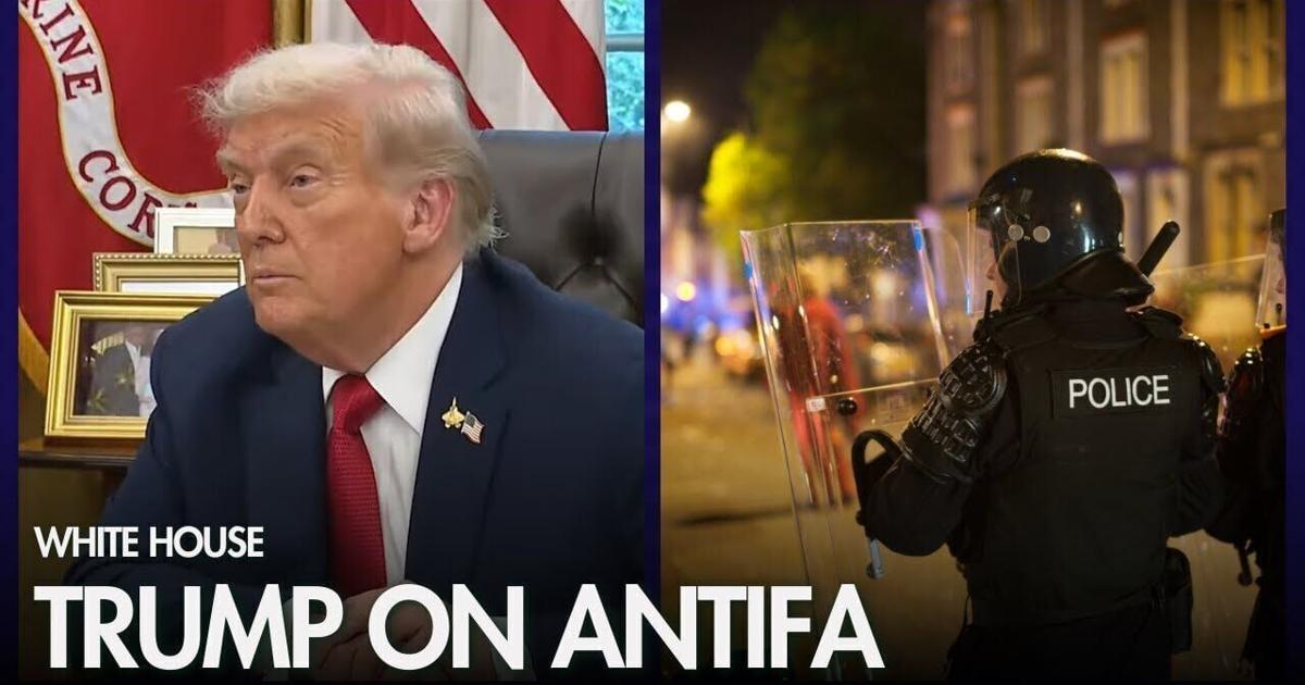 WATCH: Trump supports expanding Antifa terror designation internationally | National
