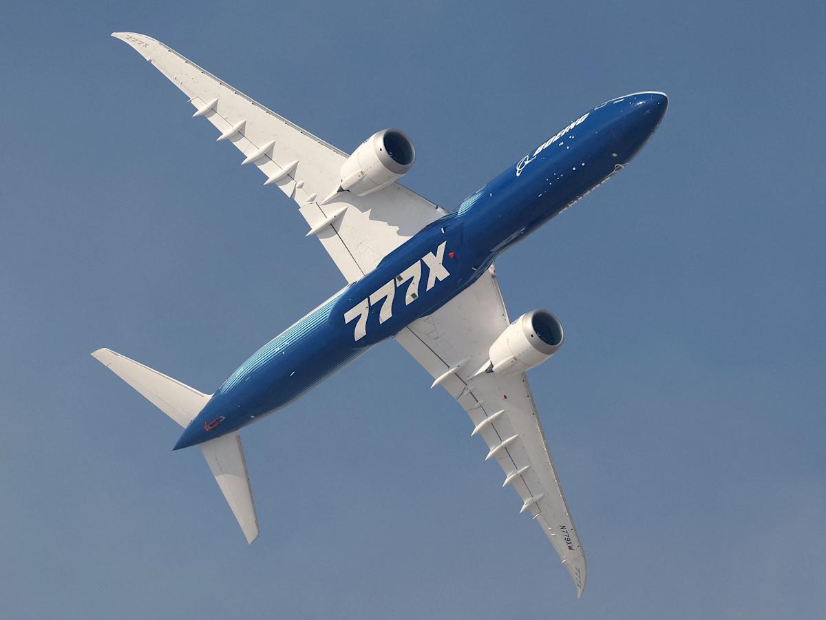 Boeing’s CEO says it might have to delay its much-anticipated new plane, the 777X, once again