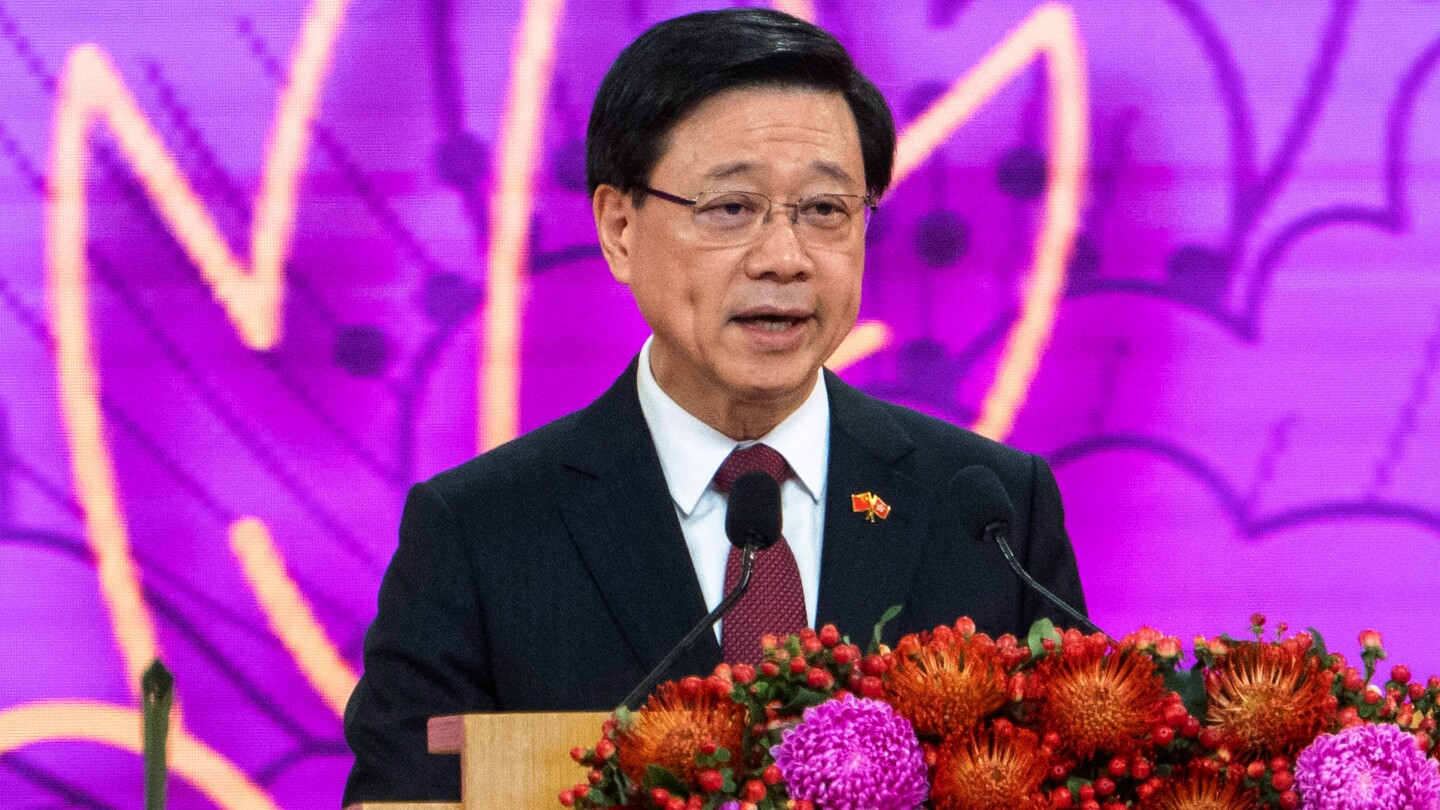 Hong Kong leader unveils plans to boost economy and nurture emerging industries beyond finance