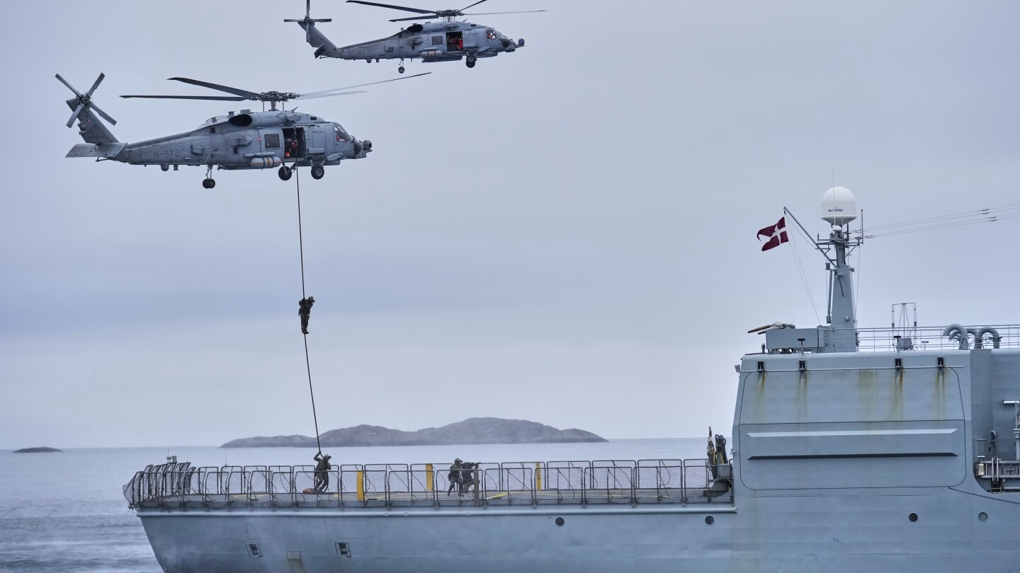 Denmark leads an exercise in Greenland, with Russia in mind at a time of tensions with the US