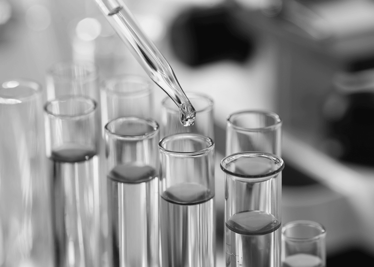 Marie Maynard Daly Dripping liquid from pipette into test tube in laboratory,