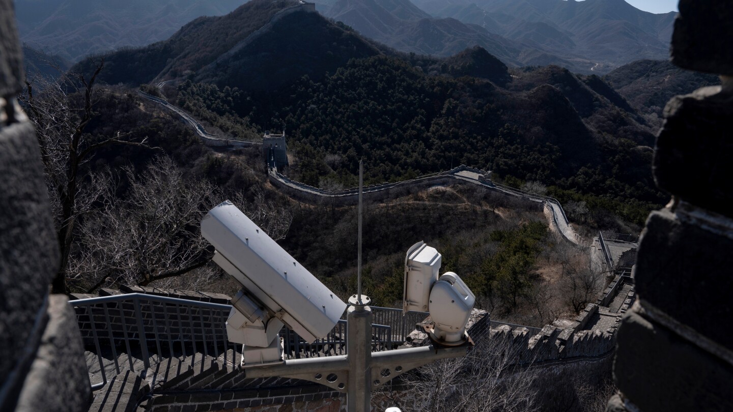 Photos show how Chinese government keeps watch on population with network of surveillance cameras