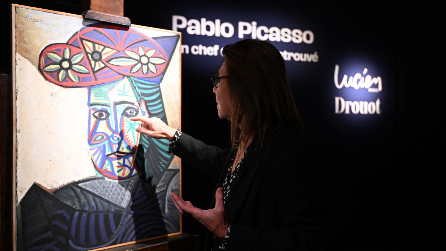Rare Picasso portrait of muse Dora Maar sells for 32 million euros at auction