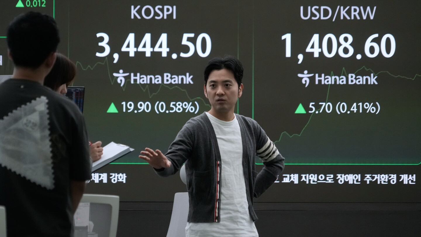 Asian shares are mixed, with China on holiday, ahead of US shutdown