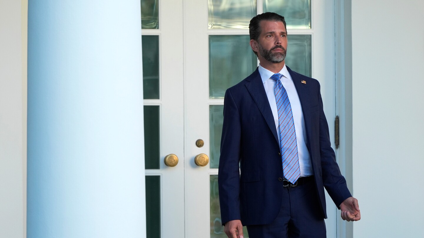 Donald Trump Jr. mocks ‘No Kings’ protests at Saudi appearance