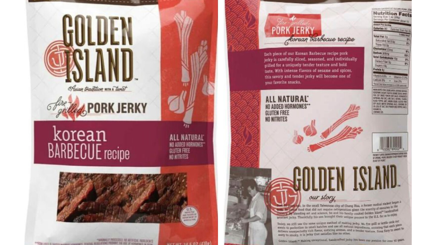 Company recalls 2M pounds of barbecue pork jerky that may contain wire