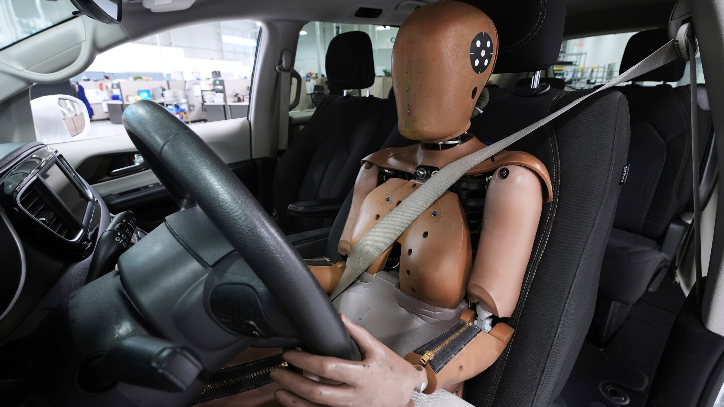 US endorses a new female crash test dummy that’s more like women
