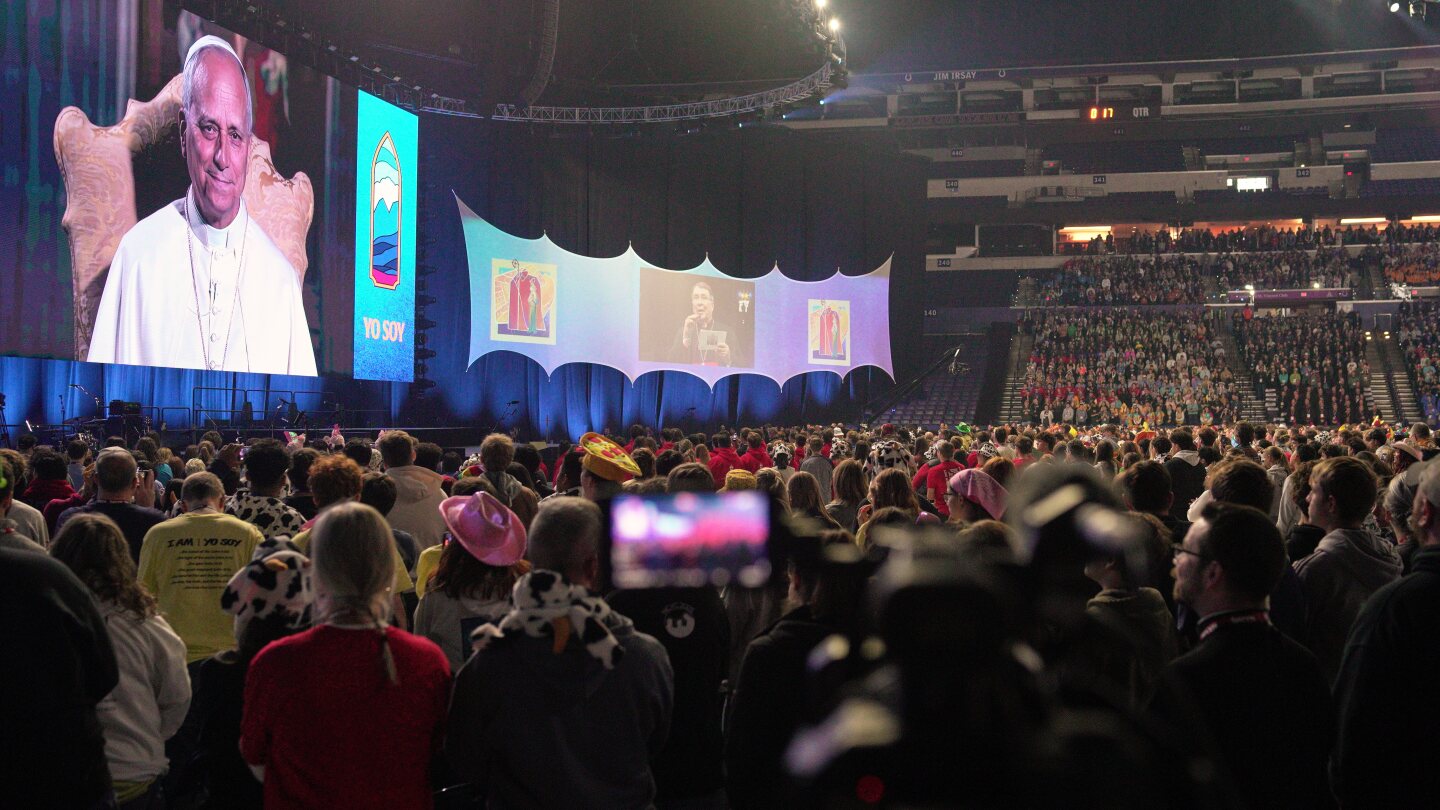 Pope Leo XIV reveals Wordle secret in virtual chat with Catholic teens