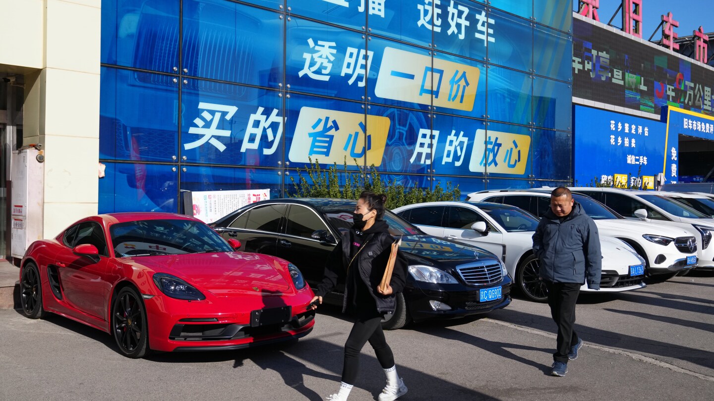 Luxury car sales in China weaken as its economy slows